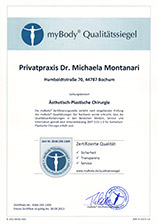myBody® Qualitätssiegel Privatpraxis Dr. Michaela Montanari